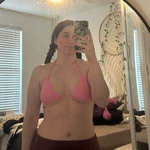 Chic Pink Halter Bikini